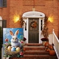 thumbnail image 4 of Cartoon Washable Yard Flag for Front Door Outdoor Lawn Backyard Yard Deco Flowers Colorful Vivid Versatile Camper Decorations 28x40 Inches Easter Eggs Cute Durable Garden Flags, 4 of 6