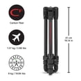 thumbnail image 2 of Trípode Manfrotto Befree Advanced AS de carbono portátil, 2 of 8