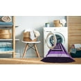 thumbnail image 2 of Ahgly Company Machine Washable Indoor Rectangle Transitional Purple Area Rugs, 2' x 3', 2 of 7