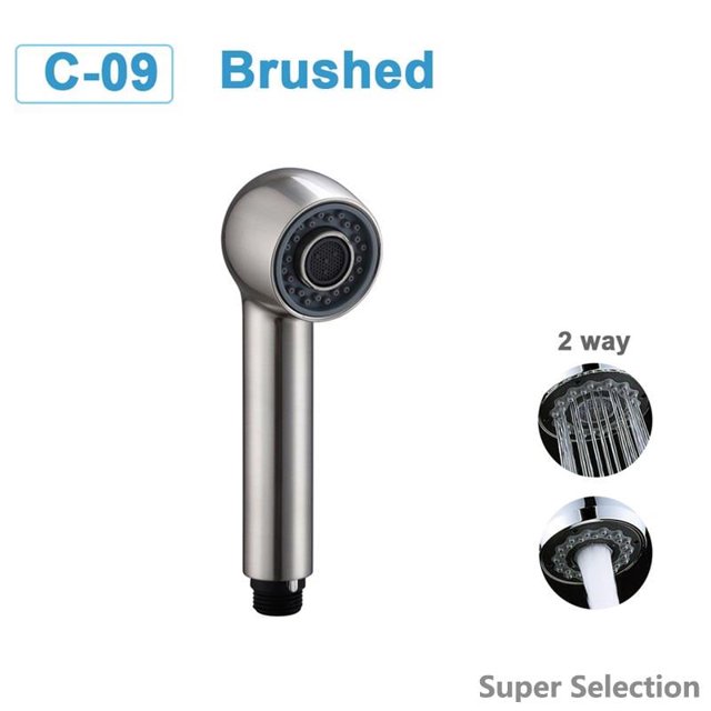 Cabeza De Grifo De Cocina Retráctil Universal Con 3 Modos, Rosca G1/2 Para Lavabo, Función De Ahorro De Agua Y Pausa, Repuesto De Plástico ABS Duradero