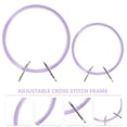 thumbnail image 3 of MasteelfCA 2 Pcs Mini Broderie Point de Croix Cadre Broderie Anneau Bricolage, 3 of 7