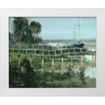 thumbnail image 1 of Bansemer, Roger 18x15 White Modern Wood Framed Museum Art Print Titled - Docks on Water Street, 1 of 4