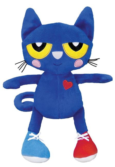 New One Pete the Cat Blue Kitten Stuffed Plush Animal Toy Kid Gift 14" 