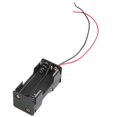 thumbnail image 5 of 2pcs Black 2-Layers 4 x 1.5V AAA Battery Holder Case Box w Wire Leads, 5 of 5