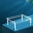 thumbnail image 2 of Fish Tank Water Pump Shock Absorption Pad With Suction Cup Sand-proof Clear Acrylic Bracket For Aquarium, 2 of 9