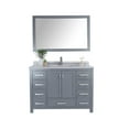 thumbnail image 3 of Laviva Wilson 48" Wood Cabinet with Stripes Marble Countertop in Gray/White, 3 of 9