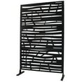 thumbnail image 4 of Freestanding Metal Privacy Screen 76"H×48"W – Outdoor & Indoor Room Divider for Deck, Balcony, Patio & Garden – Durable Privacy Solution, 4 of 9