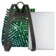 thumbnail image 3 of Fotbe Green Disco Lights Mochila Bolso con Estampado para Mujer, Mochila Antirrobo de Nylon Impermeable, Bolsa Ligera de Hombro, 3 of 4