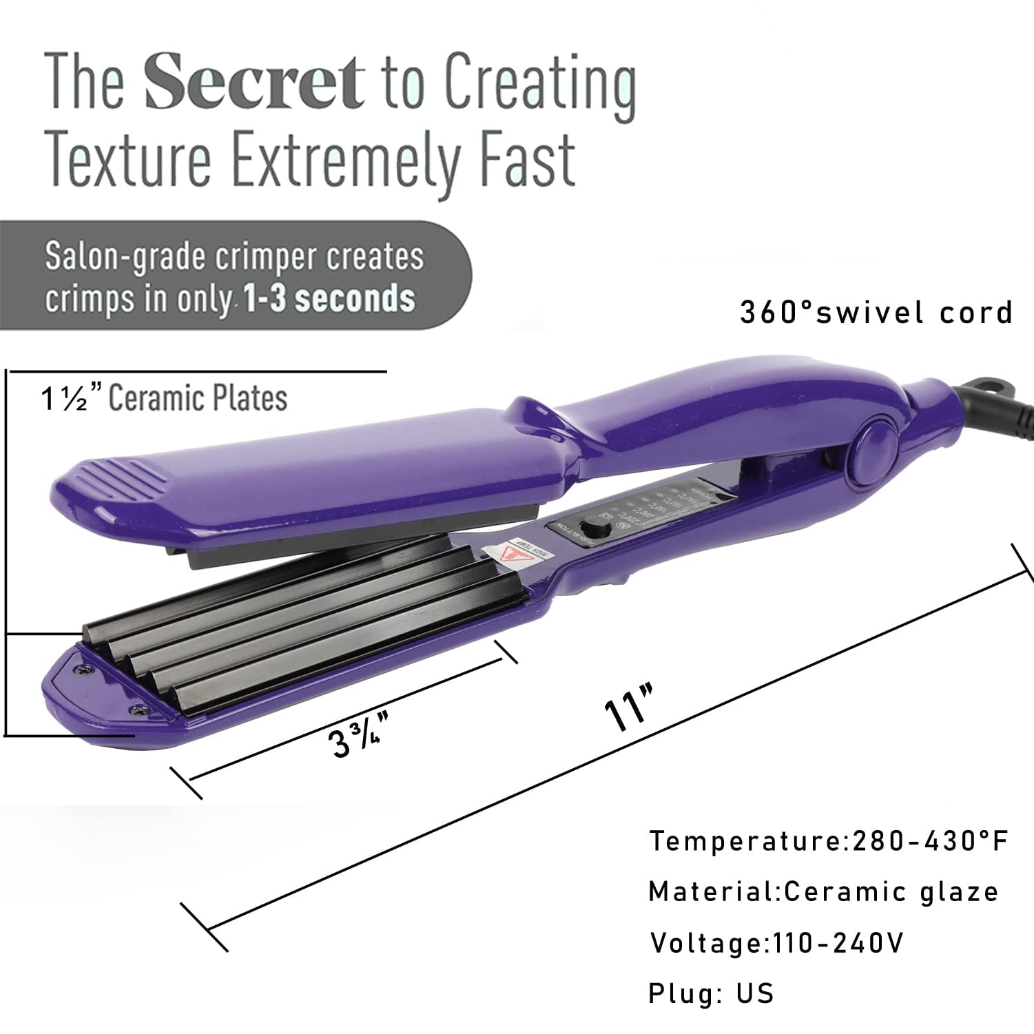 Panasonic hair crimper hotsell