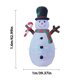 thumbnail image 3 of Inflables navideños para exteriores, decoraciones con forma de rama de árbol, muñeco de nieve de 5,2 pies, incorporado, 3 of 7