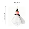 thumbnail image 3 of Tryvkinvive Hanging Tulle Ghost Ornament With Witch Hat,Halloween Decoration,Cute Ghost Pendant Decor for Home Decor Supplies Outdoor,Indoor,Porch,Tree & Party Supplies, 3 of 6