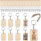 thumbnail image 4 of Blank Rect Sd Keychain Set Of 120 Un P Key Rings, 4 of 5