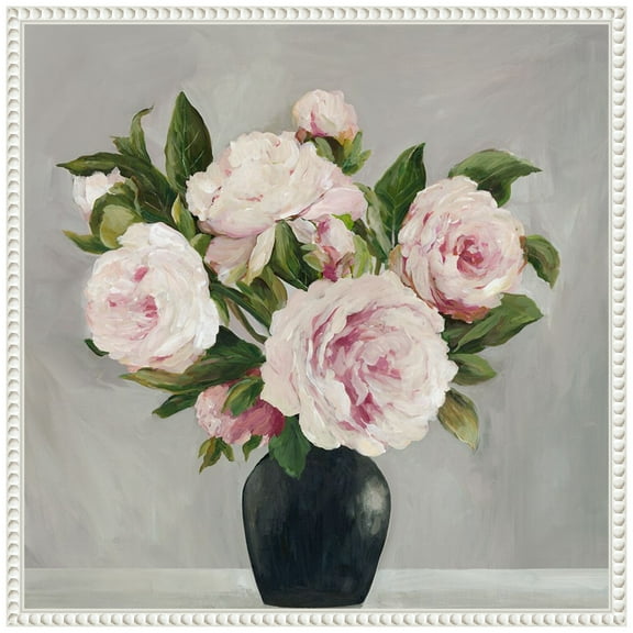 Amanti Art Bloom Ballet Framed Canvas Wall Art Print