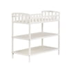 Dream On Me Emily Baby Changing Table with 2 Shelves and Changing Pad, White