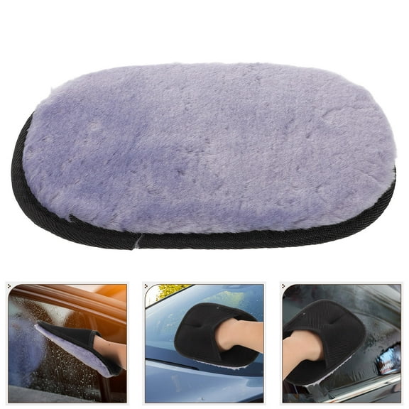 Masteelf Polishing Gloves Polish Cleaning Glove Mitt Cleaning Gloves Washable Cleaning Mittens Shining Buffing and Cleaning Glove for Furniture shoes