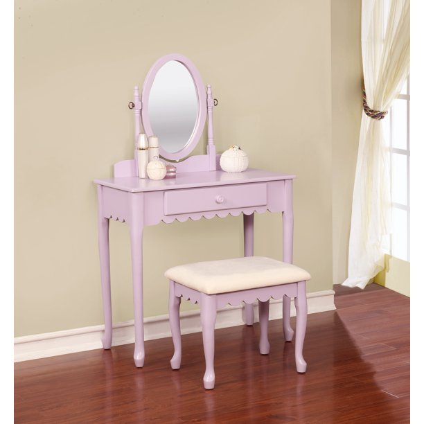 Linon Ellie Youth Vanity Set, Multiple Colors