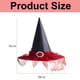 thumbnail image 2 of Accesorios decorativos de Halloween, sombrero de bruja de tela Oxford, sombrero para niños y adultos, tocado, 2 uds., 2 of 5