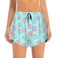 thumbnail image 2 of Goofa Colorful Sweet Donuts Printed Women 2 in 1 Running Shorts,Quick Dry Athletic Workout Shorts,High Waisted Athletic Shorts with Liner Pockets-, 2 of 9