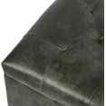 thumbnail image 6 of ZXNYH 24 Inch Modern Tufted Storage Ottoman Bench, PU Leather Lift Top Upholstered Rectangular Footstool for Living Room Bedroom, 6 of 7