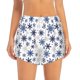 thumbnail image 2 of Balery blue Snowflake Prints Pantalones cortos deportivos para mujer con forro y dos bolsillos, elásticos, para entrenamiento, gimnasio, yoga-Small, 2 of 7