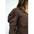 thumbnail image 4 of Blusa glitter Roman Fashion /Tallas Extras, 11772 (Cobre) cafe 36 Roman Fashion BL-GR-11772-COBRE, 4 of 7