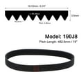 thumbnail image 2 of Unique Bargains 190J8 PJ V-Ribbed Belt, 8 Ribs, 19' Length x 0.74' Width, EPDM Industrial Transmission Serpentine Belt, 2 Packs, 2 of 5