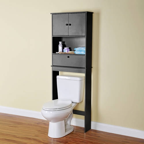 Mainstays Bathroom Black Space Saver