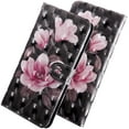 thumbnail image 6 of Wallet Case for Samsung Galaxy A53 5G, Colorful Painted Premium PU Leather Cute Flip Cover with Card Holder & Kickstand Phone Case for Samsung Galaxy A53 5G Black Pink Flower, 6 of 7