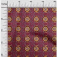 thumbnail image 1 of oneOone Polyester Lycra Fabric Leaves & Floral Block Print Fabric By Yard 56 Inch Wide, 1 of 4