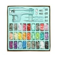 thumbnail image 1 of Attaches à Pression, Trousse de Boutons-Pression Facile pour Vêtements Bleu Forme Ronde, Forme Ronde, 1 of 8