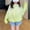 Green, variant on Eltusu Girls Sun Protection Jackets, Long Sleeve Lightweight Hooded Zip Up Rash Guard Pink Size 4-5 T