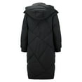 thumbnail image 4 of Vedolay Women Coats Plus Size Long Sleeve Button Down Coat Knitwear Coat Black,XL, 4 of 4