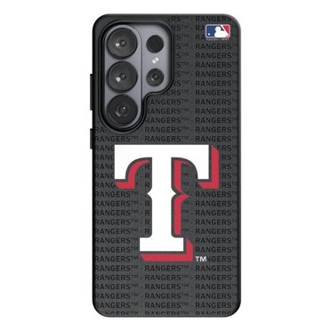 Keyscaper Texas Rangers Text Backdrop Galaxy Magnetic Bump Case
