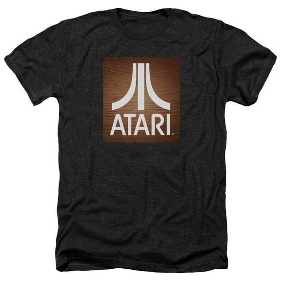Atari - Classic Wood Square - Heather Short Sleeve Shirt - XX-Large