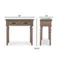thumbnail image 6 of Finch Cassatt 2 Drawer Console Table Gray, 6 of 11