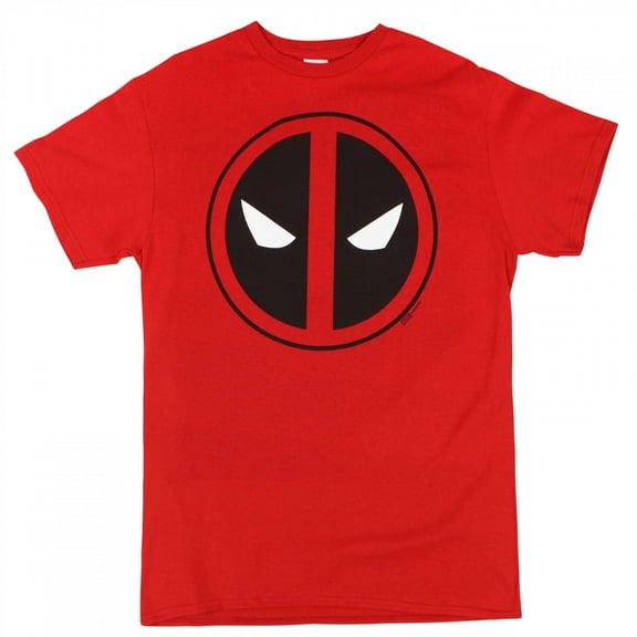 Deadpool 874589-medium Classic Logo T-Shirt for Mens, Red - Medium