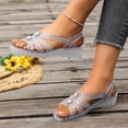 thumbnail image 4 of Willtoo Jelly Sandals for Women Mesh Flats Clear Sandals Beach Water Shoes Cute Fashion Trendy for Girls Office Cruise Festivals Gifts, 4 of 6