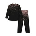 thumbnail image 2 of Kll Rose Gold Glitter1 Sleepwear Mens Flannel Pajamas,Long Cotton Pj Set, 2 of 9