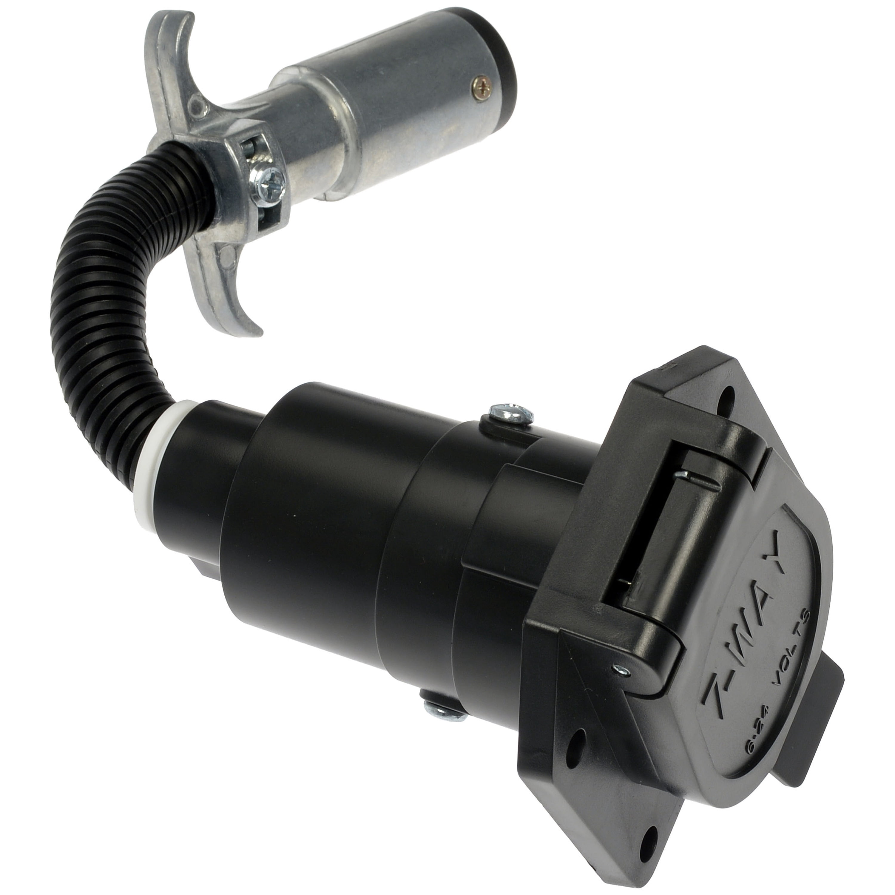 Dorman 48164 6-Way Round Vehicle Side To 7-Blade Trailer Side Adapter