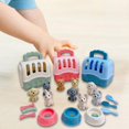 thumbnail image 1 of Juego de 24 juguetes de rol para el cuidado de mascotas y cuenco de alimentación, accesorios para muñecas, juguetes de simulación para niños, niñas y, 1 of 8