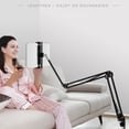 thumbnail image 2 of Soporte ajustable para tableta, para mesa de cama, rotación de 360°, para teléfono móvil y brazo., 2 of 8
