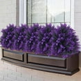 thumbnail image 4 of Decoración del hogar, decoración de habitaciones, decoración de paredes, flores artificiales falsas para exteriores, paquetes de decoración de plantas artificiales de seda, aspecto de flores realistas, 4 of 6