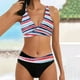 thumbnail image 2 of Gibobby Conjunto de bikini para mujer Bikini de cintura alta para mujer, bañador Sexy de realce de dos piezas, traje de baño Vintage de dos piezas, conju(Negro,CH), 2 of 5