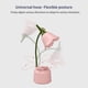 thumbnail image 4 of Lámpara De Mesa De Flores Lámpara De Mesa Led Luz De Noche De Pájaro De Flor Rosa Usb Recargable Flexible Cuello De Ganso Iluminación Cambiable Interruptor Táctil De Luminancia Kearding HA013751-00, 4 of 5
