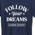 thumbnail image 3 of Instant Message - Follow Your Dreams - Women's Short Sleeve Graphic T-Shirt, 3 of 6