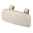 thumbnail image 1 of Beige Plástico Sol Gafas Soporte Sol Visera con Dos Clips Gafas Estuche, 1 of 1