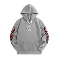 thumbnail image 2 of Y2k Hoodies Gothic Hoodies Unisex With Pockets Streetwear And Casual Style Featuring Prints On The Back And Both Sleeves, 2 of 4
