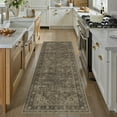 thumbnail image 3 of WIPONKEN 2x6 Runner Rugs for Living Room Bedroom Dining Room Office Farmhouse, Machine Washable Non Slip Vintage Persia Rug, 3 of 7
