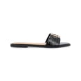 thumbnail image 2 of Journee Collection Womens Embossed Faux Leather Slide Sandals, 2 of 3