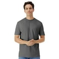 thumbnail image 3 of Gildan Light Cotton T-Shirt for Men, Short Sleeve Crew Neck Modern Fit Tee, Charcoal, 3XL, 6 Pack, 3 of 8